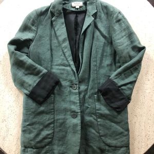Wilfred Linen + Silk Boyfriend Blazer